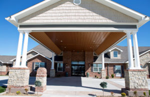 Assisted Living covered entrance handicap accessible