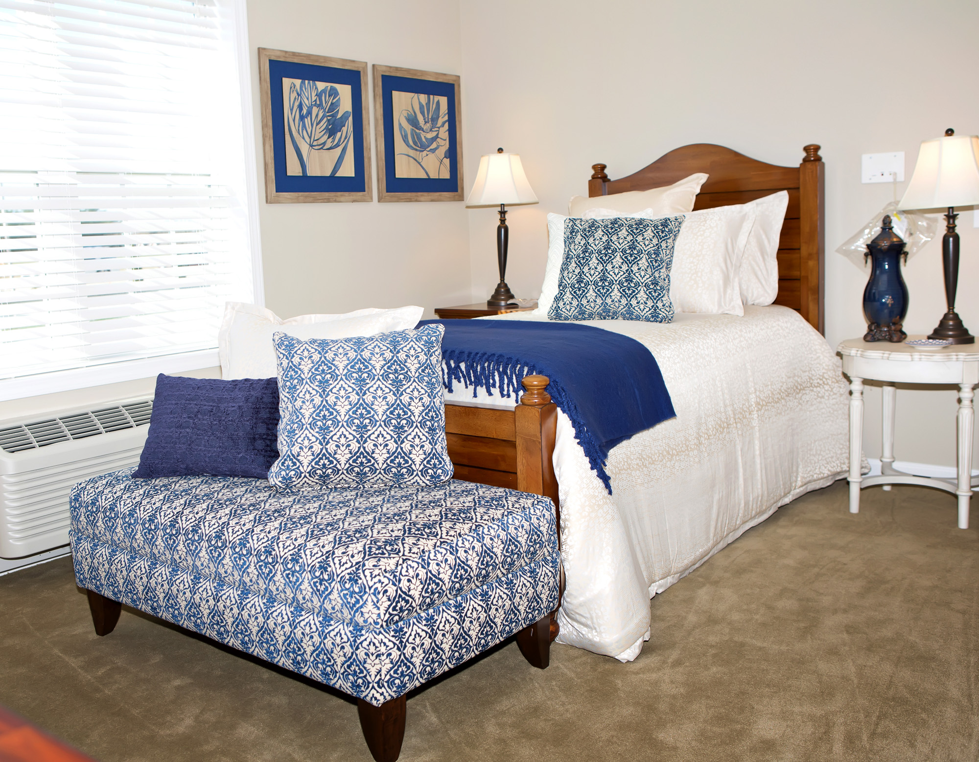 Assisted Living bedroom apartment