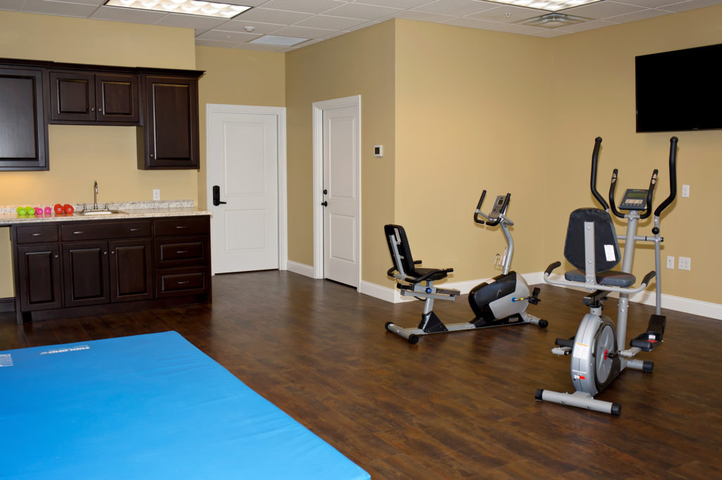 Assisted Living wellness room exercise therapy rehab